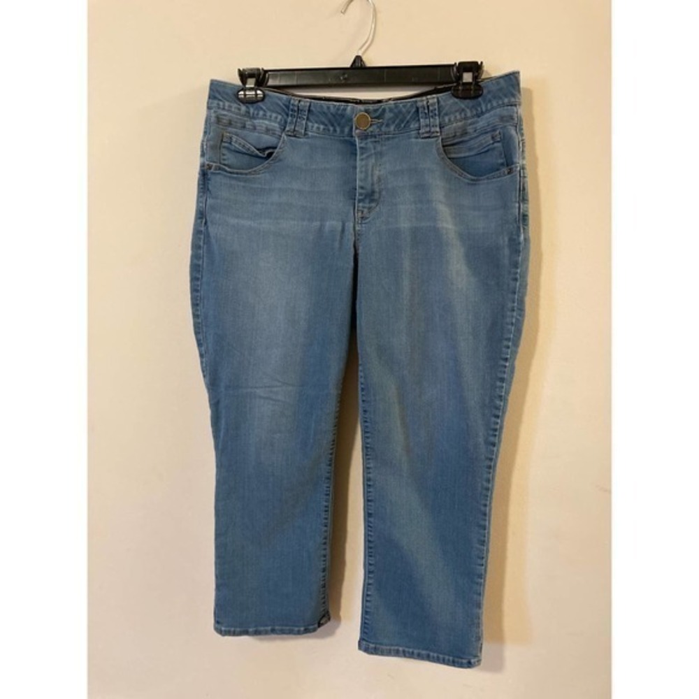 Women’s Democracy AB‎ Technology Blue Jeans Size 16 Straight Stretch